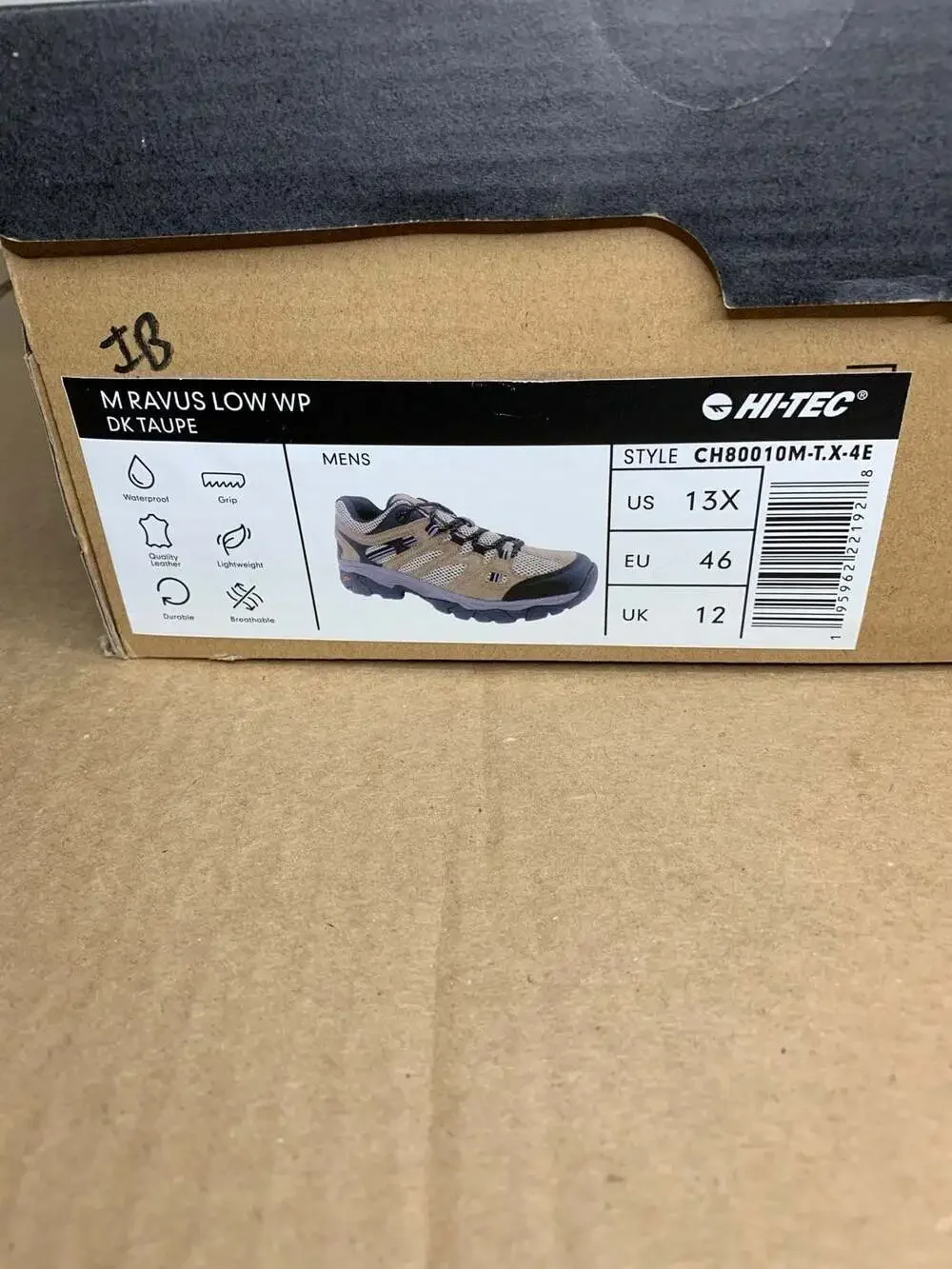 Mens Hi-Tec M Ravus Low Waterproof Hiking Boot Shoes Size 13